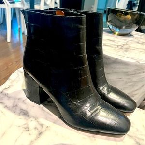 Lightly used Franco Sarto Croc Booties